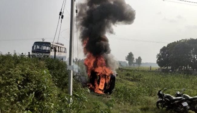 ಪ್ರತಿಭಟನಾ ನಿರತ ರೈತರ ಮೇಲೆ ಕಾರು ಚಲಾಯಿಸಿದ ಕೇಂದ್ರ ಸಚಿವನ ಮಗ; 2 ಸಾವು, 8 ರೈತರಿಗೆ ಗಂಭೀರ ಗಾಯ