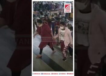 ಪುನೀತ್ ಮಗಳು ಧೃತಿ ಕಂಠೀರವ ಸ್ಟೇಡಿಯಂಗೆ ಆಗಮಿಸಿದ  ದೃಶ್ಯ