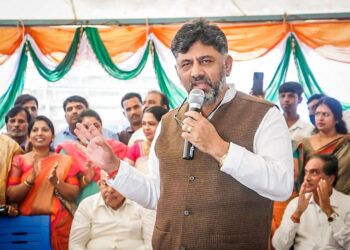 ಬಿಟ್‌ಕಾಯಿನ್‌ ಪ್ರಕರಣದಲ್ಲಿ ಪೊಲೀಸ್ ಅಧಿಕಾರಿಗಳಿಂದ ಹಿಡಿದು ಸಚಿವರವರೆಗೂ ಎಲ್ಲರೂ ಭಾಗಿಯಾಗಿದ್ದಾರೆ: ಡಿ.ಕೆ.ಶಿವಕುಮಾರ್‌