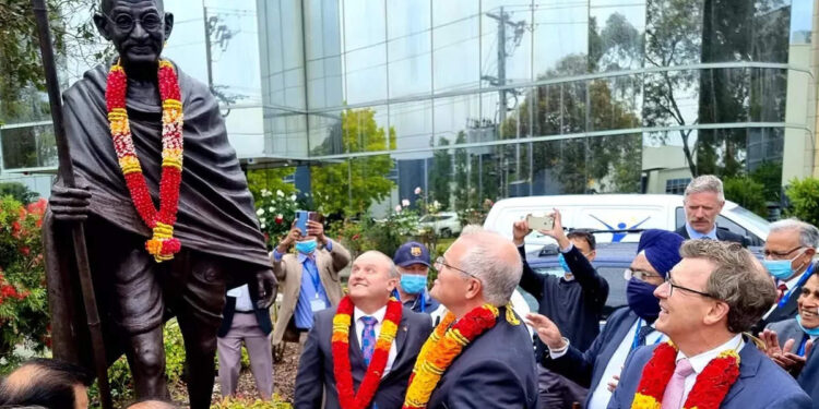 ಆಸ್ಟ್ರೇಲಿಯಾದಲ್ಲಿ ಮಹಾತ್ಮ ಗಾಂಧಿ ಪ್ರತಿಮೆ ಭಗ್ನ; ಬೇಸರ ವ್ಯಕ್ತಪಡಿಸಿದ ಪ್ರಧಾನಿ ಸ್ಕಾಟ್ ಮಾರಿಸನ್