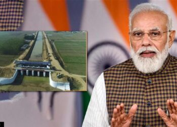 ಉತ್ತರ ಪ್ರದೇಶದ ಸರಯೂ ಕಾಲುವೆ ರಾಷ್ಟ್ರೀಯ ಯೋಜನೆ ಉದ್ಘಾಟಿಸಿದ ಪ್ರಧಾನಿ ಮೋದಿ