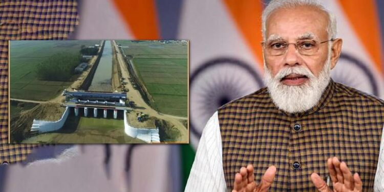 ಉತ್ತರ ಪ್ರದೇಶದ ಸರಯೂ ಕಾಲುವೆ ರಾಷ್ಟ್ರೀಯ ಯೋಜನೆ ಉದ್ಘಾಟಿಸಿದ ಪ್ರಧಾನಿ ಮೋದಿ