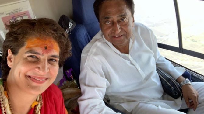 ಪ್ರಿಯಾಂಕ ಗಾಂಧಿ ಸತತ ಪರಿಶ್ರಮದ  ಫಲವಾಗಿ ಯುಪಿಯಲ್ಲಿ ಕಾಂಗ್ರೆಸ್ ಅಧಿಕಾರಕ್ಕೆ : ಕಮಲನಾಥ್ ಭವಿಷ್ಯ