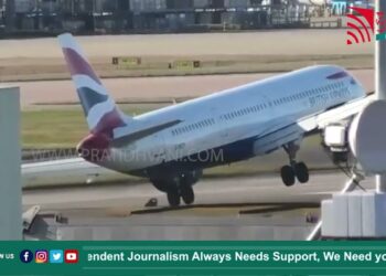 ರನ್ ವೇ ಸ್ಪರ್ಶಿಸಿ ಟೇಕ್ ಆಫ್ ಆದ ವಿಮಾನ- ವಿಡಿಯೋ ವೈರಲ್