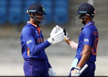 Under 19 World Cup SemiFinal | ಆಸ್ಟ್ರೇಲಿಯಾಗೆ ಕಠಿಣ ಗುರಿ ನೀಡಿದ ಭಾರತ