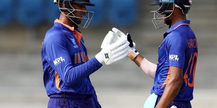 Under 19 World Cup SemiFinal | ಆಸ್ಟ್ರೇಲಿಯಾಗೆ ಕಠಿಣ ಗುರಿ ನೀಡಿದ ಭಾರತ