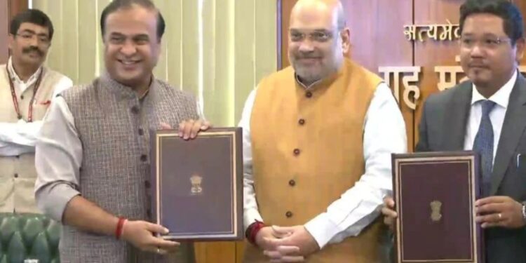 50 ವರ್ಷಗಳ ಐತಿಹಾಸಿಕ ಗಡಿ ವಿವಾದ ಬಗೆಹರಿಸಿಕೊಳ್ಳುವ ಒಪ್ಪಂದಕ್ಕೆ ಸಹಿ ಹಾಕಿದ ಅಸ್ಸಾಂ – ಮೇಘಾಲಯ