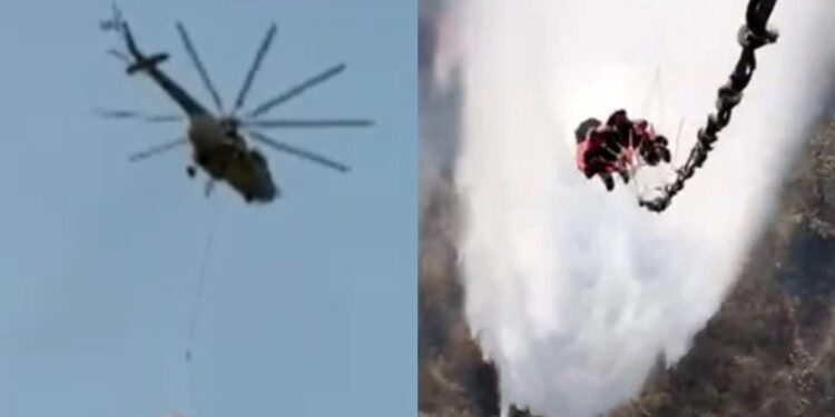 ಸರಿಸ್ಕಾ ಹುಲಿ ಸಂರಕ್ಷಿತ ಪ್ರದೇಶದಲ್ಲಿ ಭಾರೀ ಬೆಂಕಿ : ಅಗ್ನಿ ನಂದಿಸಲು ವಾಯುಪಡೆಯ ಹೆಲಿಕಾಪ್ಟರ್ಗಳ ಬಳಕೆ!
