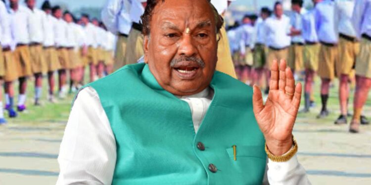 ಈಶ್ವರಪ್ಪ ಅವರನ್ನು ಇಷ್ಟೆಲ್ಲಾ ಆದ ಮೇಲೂ RSS ರಕ್ಷಣೆ ಮಾಡುತ್ತಾ?