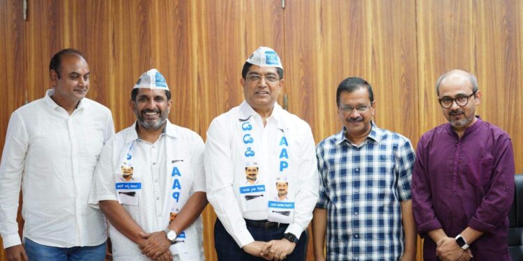 ಮಾಜಿ ಪೊಲೀಸ್‌ ಆಯುಕ್ತ ಭಾಸ್ಕರ್‌ ರಾವ್ ಆಮ್‌ ಆದ್ಮಿಗೆ ಅಧಿಕೃತ ಸೇರ್ಪಡೆ