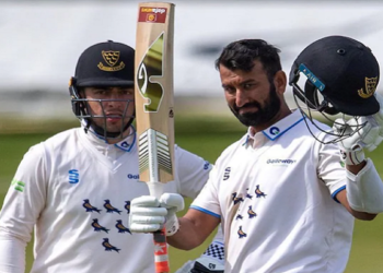 ಕೌಂಟಿ ಕ್ರಿಕೆಟ್‌ ನಲ್ಲಿ ದ್ವಿಶತಕ ಸಿಡಿಸಿದ ಚೇತೇಶ್ವರ್‌ ಪೂಜಾರ!