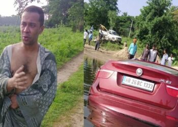 ದುಬಾರಿ ಕಾರನ್ನು ಕಾವೇರಿ ನದಿಯಲ್ಲಿ ಮುಳುಗಿಸಿದ ಬೆಂಗಳೂರಿನ ವ್ಯಕ್ತಿ!