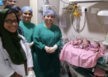 ಶಿವಮೊಗ್ಗ ಆಸ್ಪತ್ರೆಯಲ್ಲಿ 4 ಮಕ್ಕಳಿಗೆ ಜನ್ಮ ನೀಡಿದ ಮಹಾತಾಯಿ