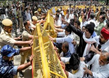 ED ವಿಚಾರಣೆ; ಕಾಂಗ್ರೆಸ್ ಮುಖ್ಯ ಕಚೇರಿ ಮುಂಭಾಗ ಹೈಡ್ರಾಮಾ