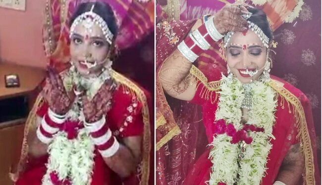 ಸಂಪ್ರದಾಯದಂತೆ ಸ್ವಯಂ ಮದುವೆ ಆದ ರಾಜಸ್ಥಾನ್‌ ಯುವತಿ!