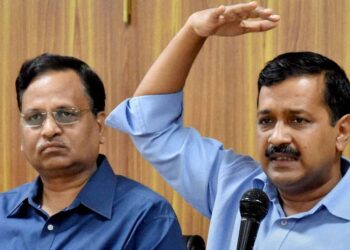 ಭ್ರಷ್ಟಾಚಾರದ ಬಗ್ಗೆ ಮಾತನಾಡುವ ಅರವಿಂದ ಕೇಜ್ರಿವಾಲ್ ಈಗ ಸತ್ಯೇಂದ್ರ ಜೈನ್ ರಾಜೀನಾಮೆ‌ ಪಡೆಯುವರೇ?