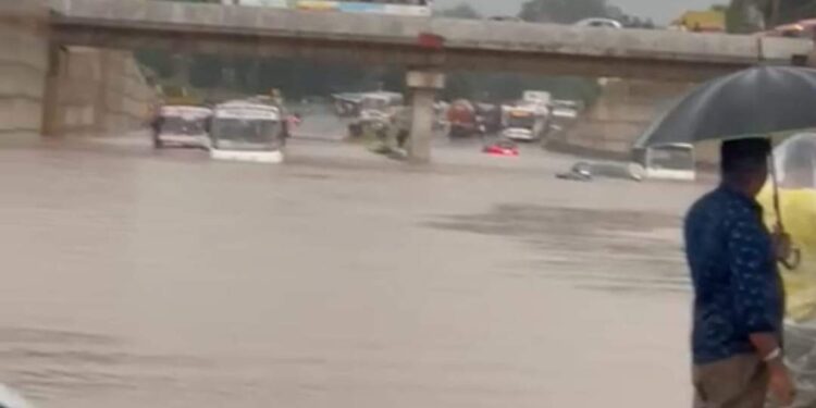 ರಾಮನಗರ ಜಿಲ್ಲಾದ್ಯಂತ ಭಾರೀ ಮಳೆ : ಬೆಂಗಳೂರು – ಮೈಸೂರು ದಶಪಥ ಹೆದ್ದಾರಿ ಸಂಪೂರ್ಣ ಜಲಾವೃತ!