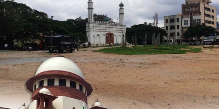 ಚಾಮರಾಜಪೇಟೆ ಈದ್ಗಾ ಮೈದಾನದಲ್ಲಿ ಗಣೇಶೋತ್ಸವ ಪ್ರಕರಣ: ತ್ರಿದಸ್ಯ ಪೀಠಕ್ಕೆ ವರ್ಗಾವಣೆ