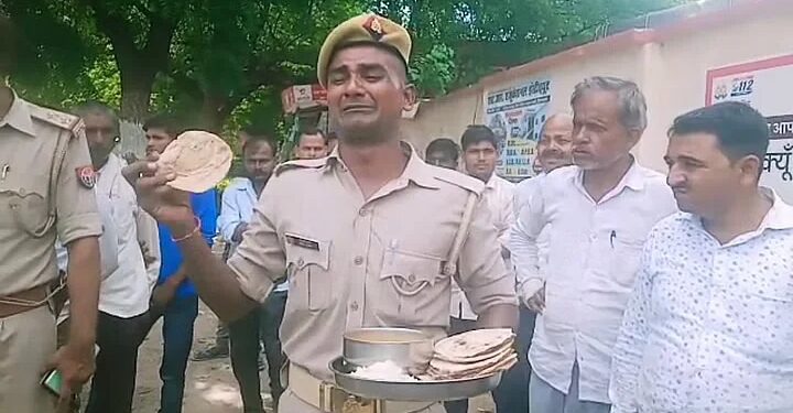 ಕಳಪೆ ಆಹಾರದ ಬಗ್ಗೆ ಮಾತಾಡಿದ ಕಾನ್​​ಸ್ಟೇಬಲ್​​ಗೆ ಹುಚ್ಚನ ಪಟ್ಟ!