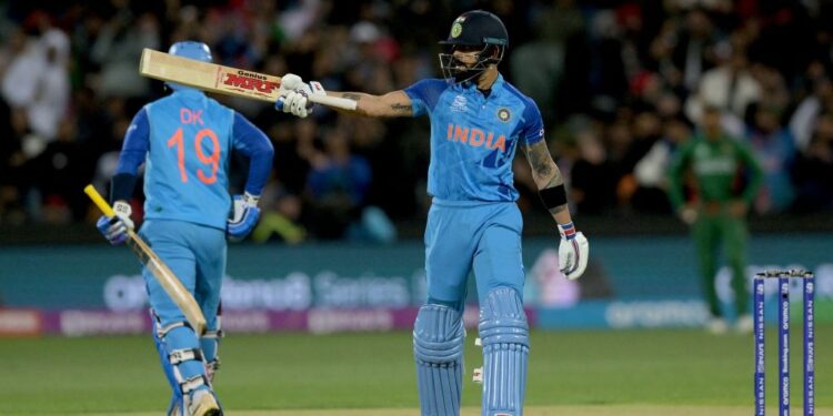 T-20 ವಿಶ್ವಕಪ್; ಬಾಂಗ್ಲಾದೇಶಕ್ಕೆ 185 ರನ್ ಗುರಿ ನೀಡಿದ ಭಾರತ