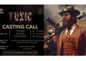 ಯಶ್ ಅಭಿನಯದ TOXIC ಸಿನಿಮಾದಲ್ಲಿ ನೀವು ನಟಿಸಬೇಕಾ ?! ಇಲ್ಲಿದೆ ನೋಡಿ ಗೋಲ್ಡನ್ ಅವಕಾಶ ! 