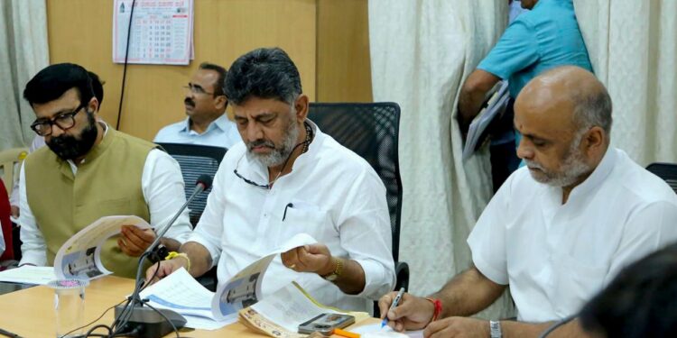 110 ಹಳ್ಳಿಗಳಿಗೆ ಮೇ ಅಂತ್ಯದ ವೇಳೆಗೆ ಕಾವೇರಿ ನೀರು: ಡಿ.ಕೆ.ಶಿವಕುಮಾರ್