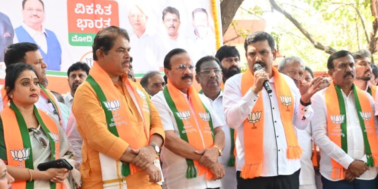 ಬರಗಾಲ ನಿರ್ವಹಿಸುವಲ್ಲಿ ಕಾಂಗ್ರೆಸ್ ಸರಕಾರ ಸಂಪೂರ್ಣ ವಿಫಲ: ಬಿ.ವೈ.ವಿಜಯೇಂದ್ರ