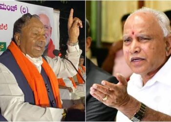 ಈಶ್ವರಪ್ಪ ವಿರುದ್ಧ BSY ಕೆಂಡ !ಪುತ್ರ ರಾಘವೇಂದ್ರಗೆ ಎದುರಾಗಲಿದ್ಯಾ ಸವಾಲು ?!