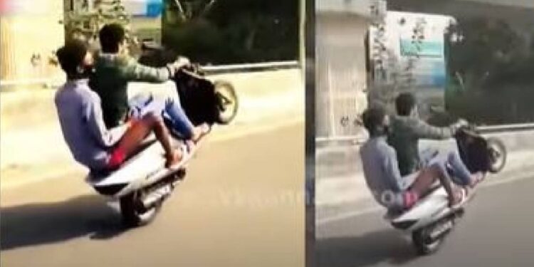 ವ್ಹೀಲಿಂಗ್ ಪುಂಡರನ್ನು ಬಂಧಿಸಿದ ಬೆಂಗಳೂರು ಪೊಲೀಸ್..!