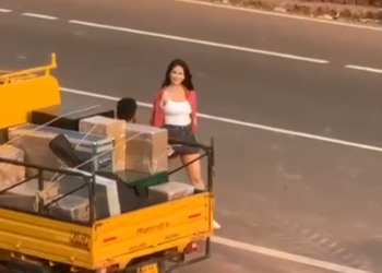 ಕಾಸರಗೋಡಿನ ರಸ್ತೆಯಲ್ಲಿ ಅಭಿಮಾನಿಗಳಿಗೆ ಕಂಡ ನಟಿ ಸನ್ನಿ ಲಿಯೋನ್