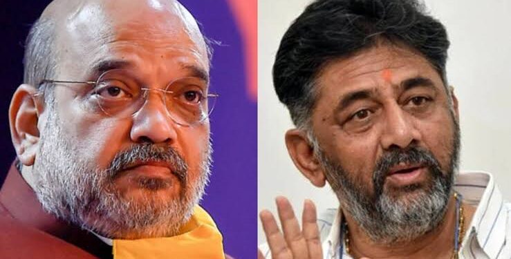 ಕರುನಾಡಿನಿಗೆ ಎಂಟ್ರಿ ಕೊಟ್ಟ ಅಮಿತ್ ಶಾ ! ಡಿಕೆ ಭದ್ರಕೋಟೆಯಲ್ಲಿ ರಣಕಹಳೆ ಮೊಳಗಿಸಲಿದ್ದಾರೆ ಚಾಣಕ್ಯ !