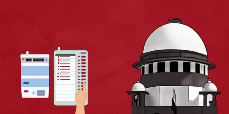 ಇವಿಎಂ ಮತ್ತು ವಿವಿ ಪ್ಯಾಟ್ ಸ್ಲಿಪ್ ಗಳನ್ನು 100% ಪರಿಶೀಲಿಸಬೇಕು ! ECI ಗೆ ಸುಪ್ರೀಂ ಕೋರ್ಟ್ ನೋಟೀಸ್ ! 