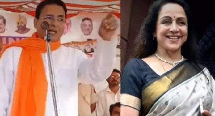 ಹೇಮ ಮಾಲಿನಿಯನ್ನ ಆಯ್ಕೆ ಮಾಡಿರೋದು ನೆಕ್ಕೋದಕ್ಕ ?! ತೀವ್ರ ಟೀಕೆಗೆ ಗುರಿಯಾದ ಸುರ್ಜೇವಾಲಾ ಹೇಳಿಕೆ !