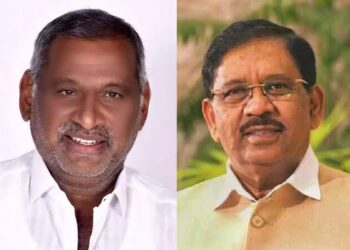 ಮಾಧುಸ್ವಾಮಿಗೆ ಗಾಳ ಹಾಕಿದ್ರಾ ಜಿ.ಪರಮೇಶ್ವರ್ ?! ತುಮಕೂರಿನಲ್ಲಿ ಸೋಮಣ್ಣಗೆ ಫುಲ್ ಟೆನ್ಶನ್ !