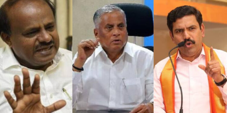 ಒಳೇಟಿನ ಭೀತಿ ತಪ್ಪಿಸಿಕೊಳ್ಳಲು ಹೆಚ್.ಡಿ.ಕೆ & ಬಿ.ವೈ.ವಿ ಮೊರೆಹೋದ ವಿ.ಸೋಮಣ್ಣ !