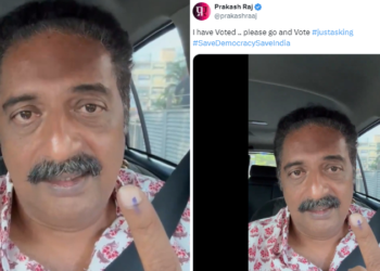 ದ್ವೇಷಕ್ಕೆ ವಿರೋಧ ಮತ ಮಾಡಿದ್ದೇನೆ; ನಟ ಪ್ರಕಾಶ್ ರಾಜ್