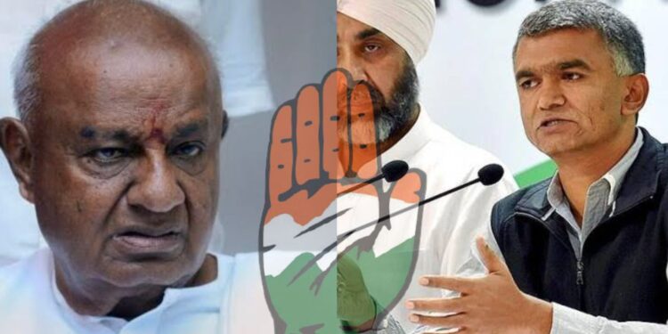 ದೇವೆಗೌಡರನ್ನು ಪ್ರಧಾನಿ ಮಾಡಿದ್ದು ಕಾಂಗ್ರೆಸ್ ಪಕ್ಷ: ಕೃಷ್ಣಭೈರೇಗೌಡ.