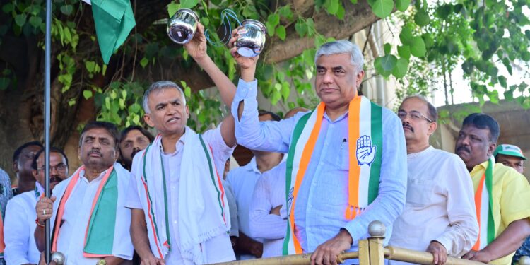 ಆರು ಕೋಟಿ ಕನ್ನಡಿಗರಿಗೆ ಚೊಂಬು ಕೊಟ್ಟ ಬಿಜೆಪಿ: ಕೃಷ್ಣ ಭೈರೇಗೌಡ