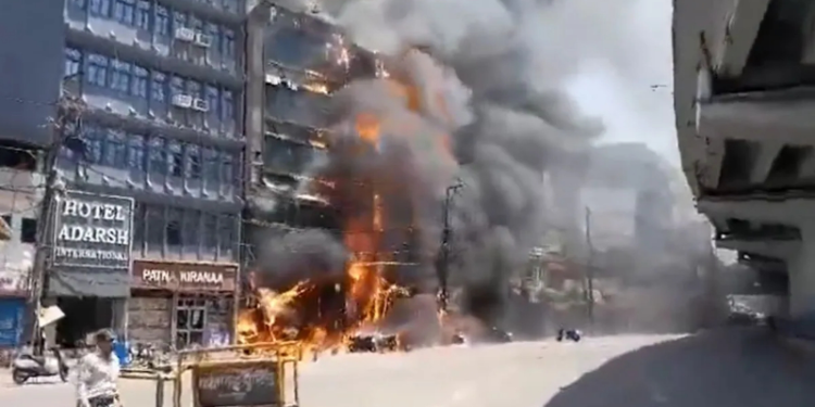 ಪಾಟ್ನಾ ಹೋಟೆಲ್ ನಲ್ಲಿ ಬೆಂಕಿ; 6 ಜನ ಸಾವು, 10 ಜನರ ಸ್ಥಿತಿ ಗಂಭೀರ