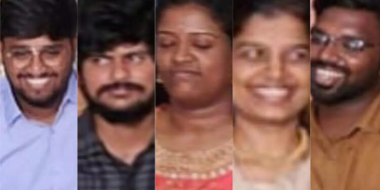 ಬೀಚ್ ನಲ್ಲಿ ಮುಳುಗಿ ಐವರು ವೈದ್ಯಕೀಯ ವಿದ್ಯಾರ್ಥಿಗಳು ಸಾವು