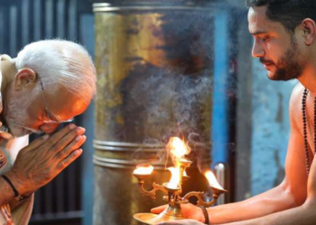 ಧ್ಯಾನಕ್ಕೂ ಮುನ್ನ ಭಗವತಿ ಅಮ್ಮನ ದರ್ಶನ ಪಡೆದ ಪ್ರಧಾನಿ ಮೋದಿ