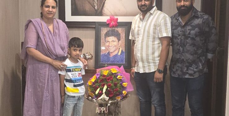 ಅಶ್ವಿನಿ ಪುನೀತ್ ರಾಜಕುಮಾರ್ ಅವರಿಂದ ಬಿಡುಗಡೆಯಾಯಿತು ರಿಷಿ ಅಭಿನಯದ “ರುದ್ರ ಗರುಡ ಪುರಾಣ” ಚಿತ್ರದ ಫಸ್ಟ್ ಲುಕ್. .