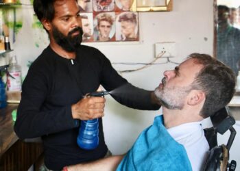 ಸಾಮಾನ್ಯರಂತೆ ಸಲೂನ್ ಗೆ ತೆರಳಿ ಕ್ಷೌರ ಮಾಡಿಸಿಕೊಂಡು ಸರಳತೆ ಮೆರೆದ ರಾಹುಲ್!