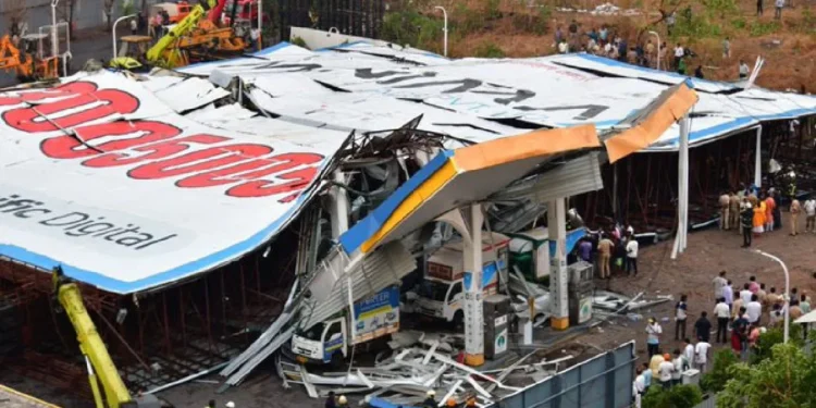 ಜಾಹೀರಾತು ನಾಮಫಲಕ ಪ್ರಕರಣ; ಸಾವನ್ನಪ್ಪಿದವರ ಸಂಖ್ಯೆ 14ಕ್ಕೆ ಏರಿಕೆ!