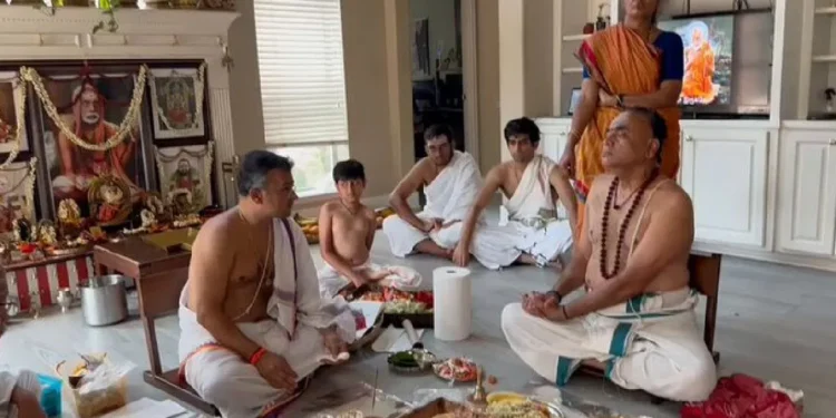 ಪ್ರಧಾನಿ ಮೋದಿ ಮತ್ತೊಮ್ಮೆ ಗೆಲ್ಲಲಿ ಎಂದು ಅಮೆರಿಕದಲ್ಲಿ ವಿಶೇಷ ಪೂಜೆ