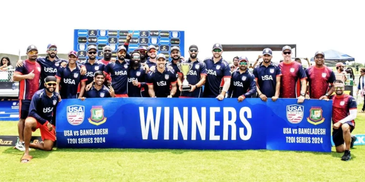 ಬಾಂಗ್ಲಾ ವಿರುದ್ಧ ಭರ್ಜರಿಯಾಗಿ ಸರಣಿ ಗೆದ್ದ ಯುಎಸ್ ಎ