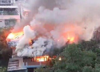 ಮಣಿಪುರ ಸಿಎಂ ನಿವಾಸದ ಬಳಿ ಅಗ್ನಿ ಅವಘಡ; ಮತ್ತೆ ಆತಂಕ