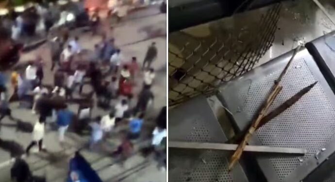 ಪ್ರಾಣಿ ಬಲಿ ಆರೋಪ ; ಮದರಸಾ ಮೇಲೆ ಬಿಜೆಪಿ ಕಾರ್ಯಕರ್ತರ ದಾಳಿ