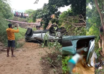 ಭೀಕರ ಅಪಘಾತ; ಮೂವರು ಸಾವು