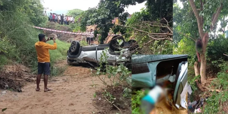 ಭೀಕರ ಅಪಘಾತ; ಮೂವರು ಸಾವು